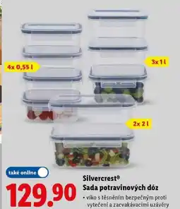 Lidl Silvercrest Sada potravinových dóz nabídka