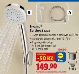 Lidl Livarno Sprchová sada nabídka
