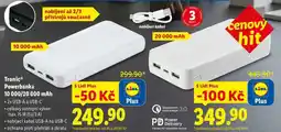 Lidl Tronic Powerbanka 10 000/20 000 mAh nabídka