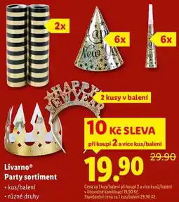 Lidl Livarno Party sortiment nabídka