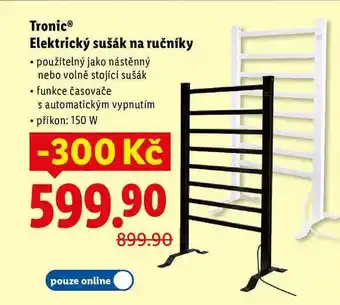 Lidl Tronic Elektrický sušák na ručníky nabídka