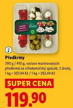 Lidl Předkrmy, 390 g/410 g nabídka