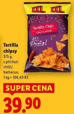 Lidl Tortilla chipsy, 375 g nabídka