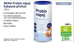 Benu BENU Probio nápoj kakaová příchuť nabídka