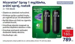Benu Nicorette® Spray 1 mg/dávka, orální sprej, roztok nabídka