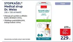 Benu STOPKAŠELⓇ Medical sirup Dr. Weiss nabídka