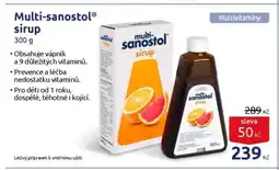 Benu Multi-sanostol® sirup nabídka