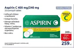 Benu Aspirin C nabídka