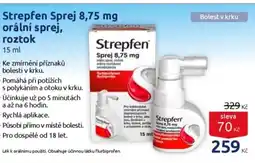 Benu Strepfen Sprej 8,75 mg orální sprej, roztok nabídka