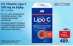 Benu GS Vitamin Lipo C 500 mg se šípky nabídka