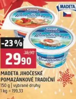 Terno Madeta jihočeské pomazánkové tradiční nabídka