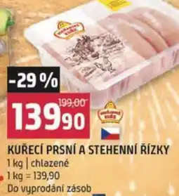 Terno Kuřecí prsní a stehenní řízky nabídka