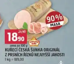 Terno Kuřecí česká šunka originál z prsních řízků nejvyšší jakosti nabídka