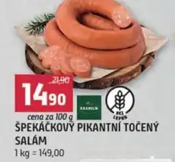 Terno Špekáčkový pikantní točený salám nabídka