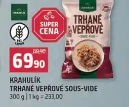 Terno Krahulik trhané vepřové sous-vide nabídka