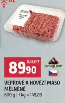 Terno Vepřové a hovězí maso mělněné nabídka