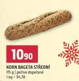 Terno Korn bageta střední nabídka