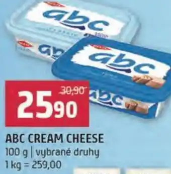 Terno Abc cream cheese nabídka