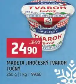 Terno Madeta jihočeský tvaroh tučný nabídka