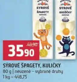 Terno Sýrové špagety, kuličky nabídka