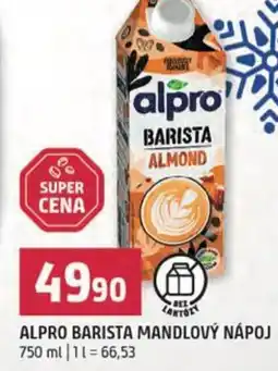Terno Alpro barista mandlový nápoj nabídka