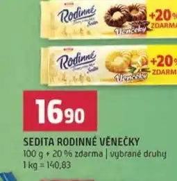 Terno Sedita rodinné věnečky nabídka