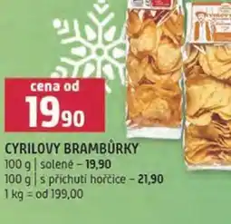 Terno Cyrilovy brambůrky nabídka