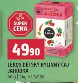 Terno Leros dětský bylinný čaj jahůdka nabídka