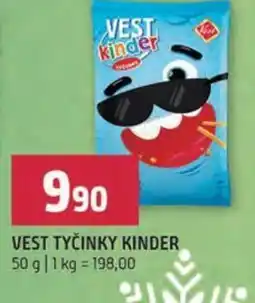 Terno Vest tyčinky kinder nabídka