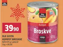 Terno Dle gusta kompot broskve nabídka