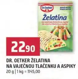 Terno Dr. oetker želatina na vaječnou tlačenku a aspiky nabídka