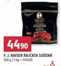 Terno F. J. kaiser rajčata sušená nabídka