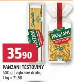 Terno Panzani těstoviny nabídka