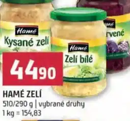 Terno Hamé zelí nabídka