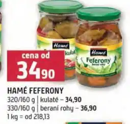 Terno Hamé feferony nabídka