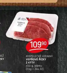 Flop VEPŘOVÉ ŘÍZKY Z KÝTY 450 g, plátky nabídka