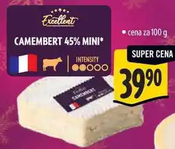 Albert CAMEMBERT 45% MINI, cena za 100 g nabídka