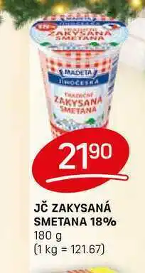 Flop JČ ZAKYSANÁ SMETANA 18% 180 g nabídka