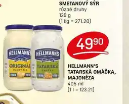 Flop HELLMANN'S TATARSKÁ OMÁČKA, MAJONÉZA 405 ml nabídka