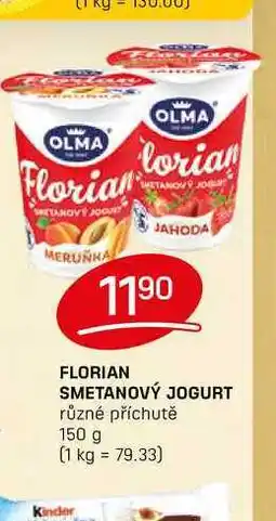 Flop FLORIAN SMETANOVÝ JOGURT různé příchutě 150 g nabídka