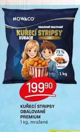 Flop KUŘECÍ STRIPSY OBALOVANÉ PREMIUM 1 kg, mražené nabídka