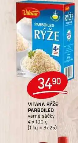 Flop VITANA RÝŽE PARBOILED varné sáčky 4 x 100 g nabídka