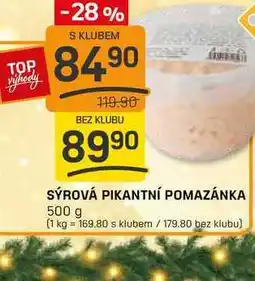 Flop SÝROVÁ PIKANTNÍ POMAZÁNKA 500 g nabídka