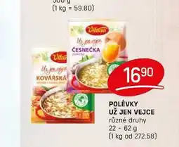 Flop POLÉVKY UŽ JEN VEJCE různé druhy 22 - 62 g nabídka