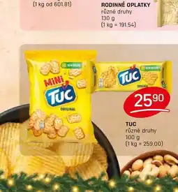 Flop TUC různé druhy 100 g nabídka
