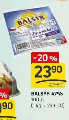 Flop BALSÝR 47% 100g nabídka