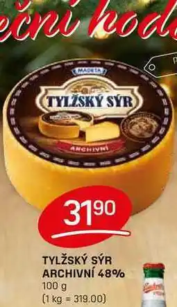 Flop TYLŽSKÝ SÝR ARCHIVNÍ 48% 100 g nabídka