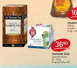 Flop TEEKANNE ČAJE vybrané druhy 18-35 g nabídka