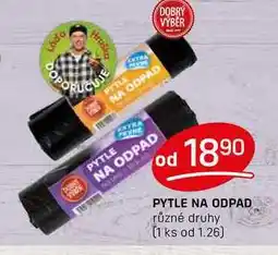 Flop PYTLE NA ODPAD různé druhy nabídka