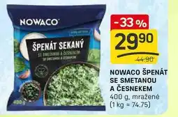 Flop NOWACO ŠPENÁT SE SMETANOU A ČESNEKEM 400 g nabídka
